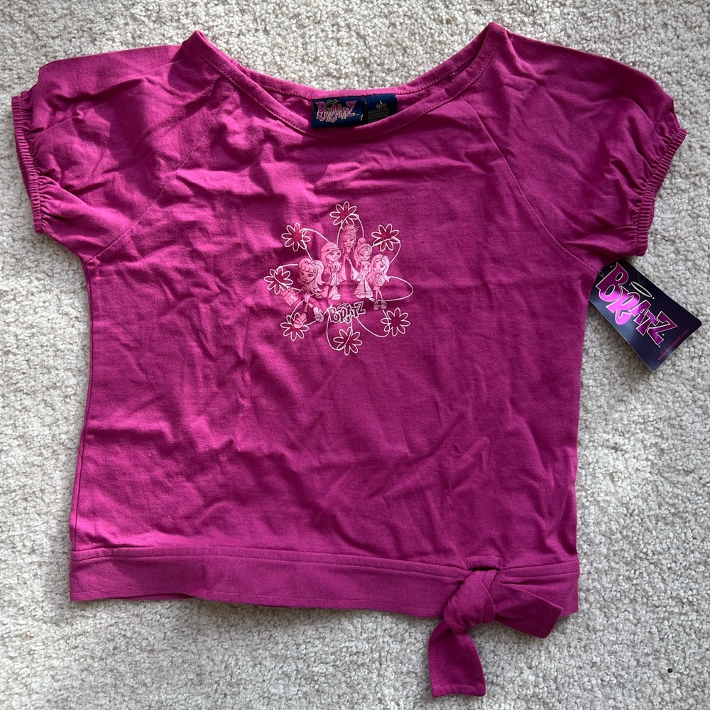 Bratz Purple Short-Sleeved Cotton Tee (size 10/12, large)